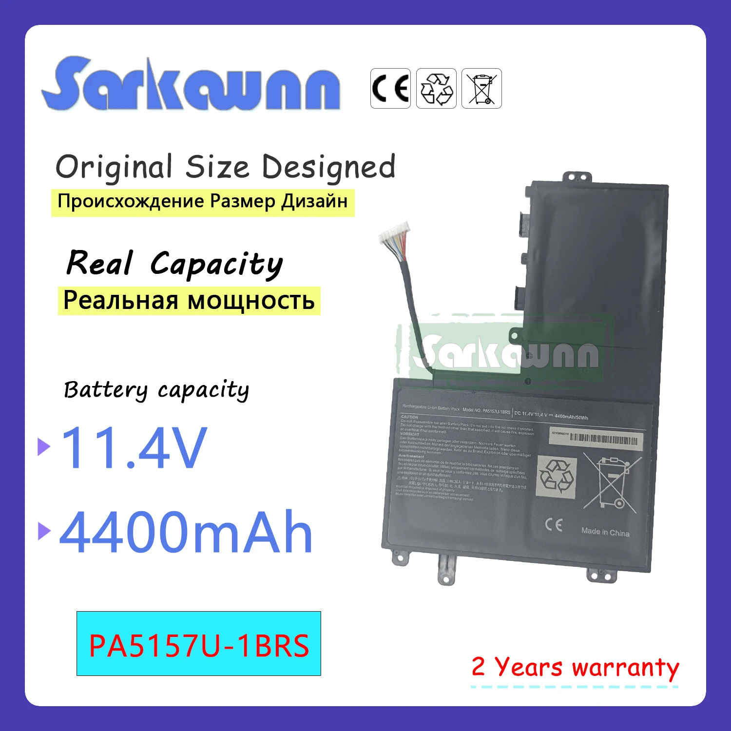 SARKAWNN PA5157U Laptop Battery For TOSHIBA M40-A M40-AT01S1 M40t-AT02S M50-AT01S1 M50-AT02S1 M50D-A-10K M50D-AT01S1