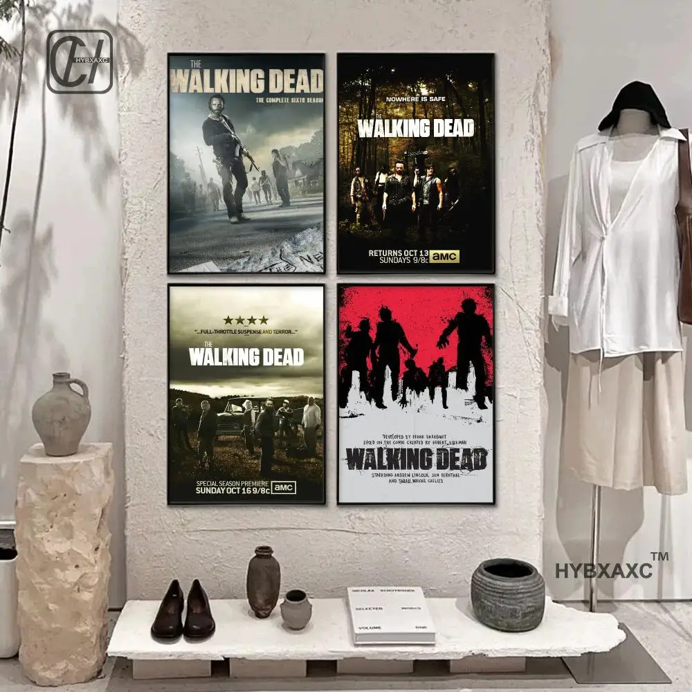 Classic MovieTV Series Poster Breaking BadThe Walking Dead InspiredDead Poets Society Modern Home Wall Decor Canvas Painting