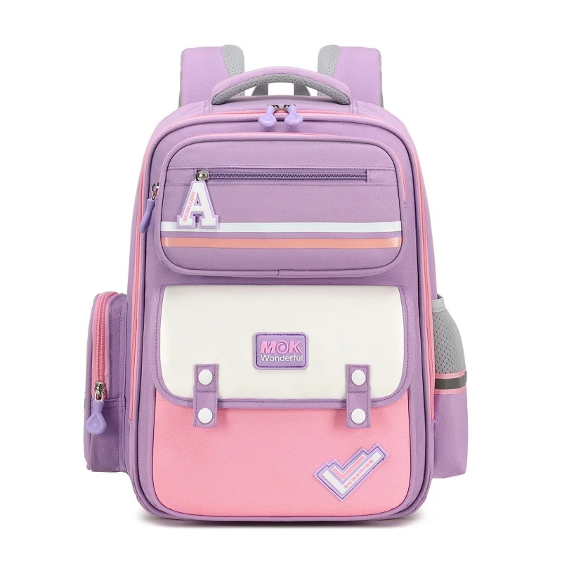 

2023 High Quality Schoolbag For Girls Primary School Students Old Portable Burden Alleviation Backpack Backpack Men