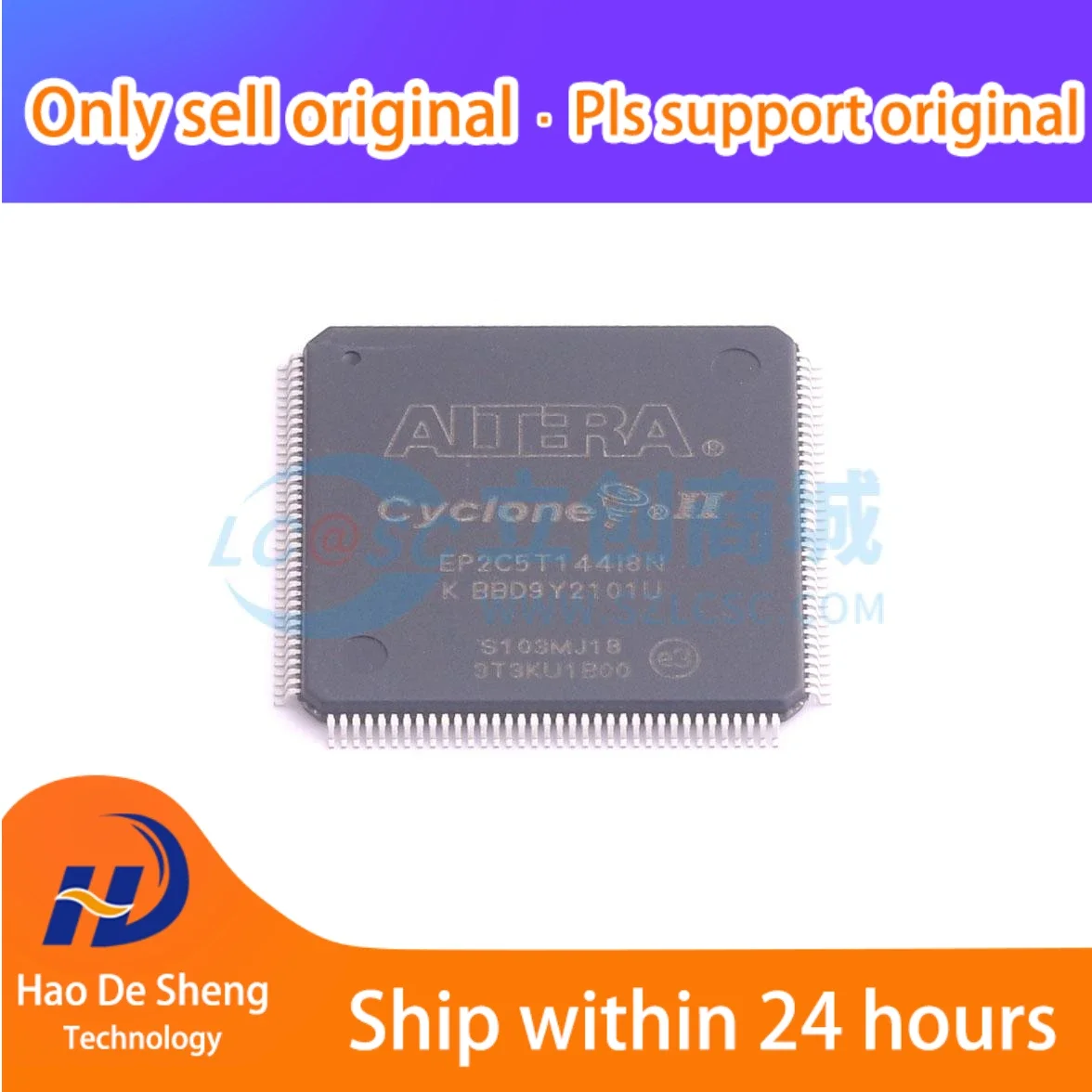 

1PCS/LOT EP2C5T144I8N EP2C5T144C8N TQFP144 New Original in Stock