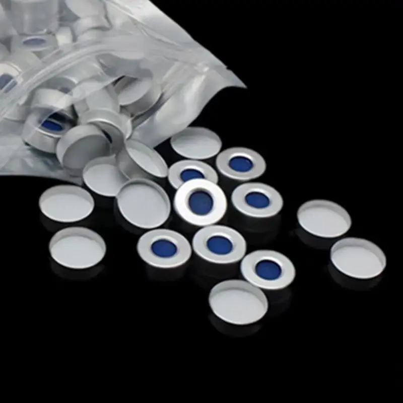 

A set of microwave reaction tubes with lid pads, thick walled high-temperature microwave tubes, glass microwave reaction bottles