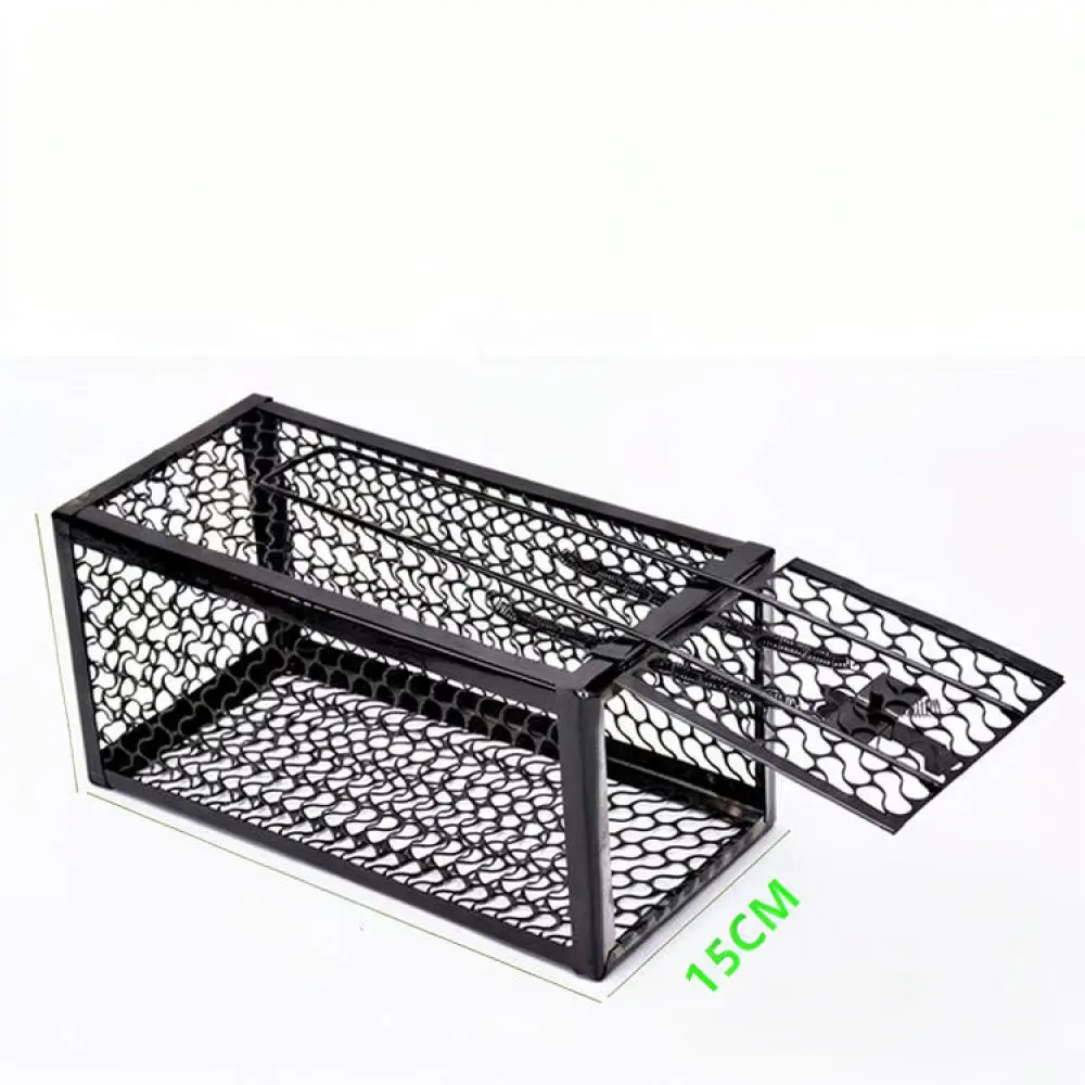 Durable Galvanized Steel Rat Trap Effective Live Catch Cage For Indoor House Garage Rodent Removal Control Supplies