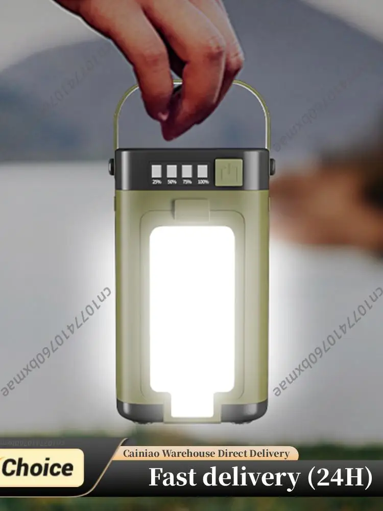 

Rechargeable Lantern Waterproof Solar Camping Lantern Portable Flashlight LED Tent Light for Camping Hiking Fishing