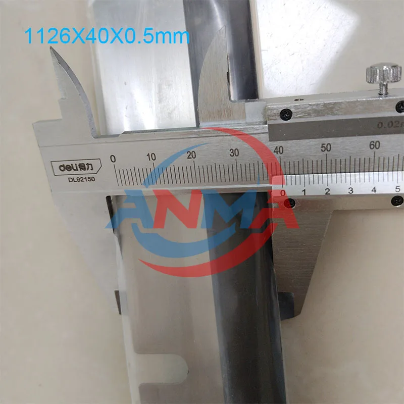 2Pieces 3/H/F 1095X40X0.5mm Wash up Blade 3F 1126X40X0.5mm Cleaning Blade Printing Machinery Spare Parts