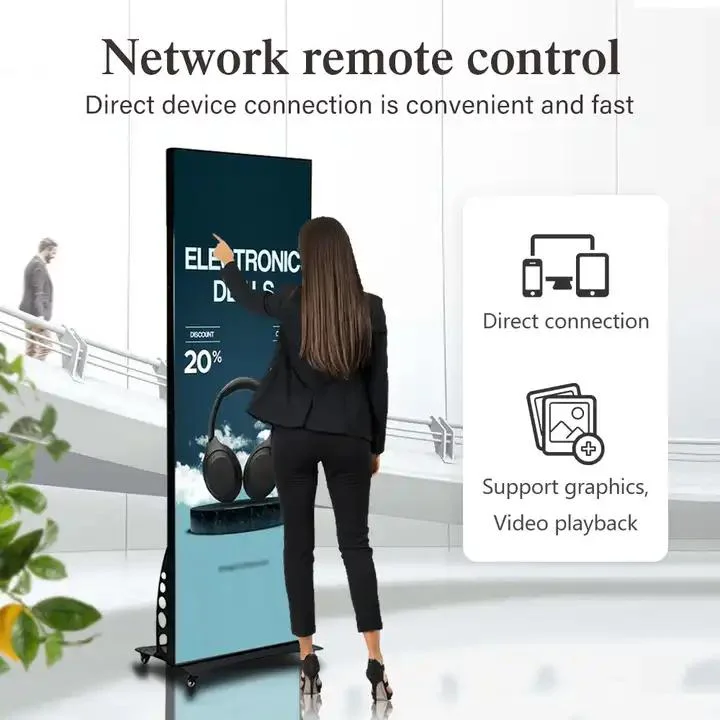 Digital Indoor LED Poster Screen Advertising-Specific HD Smart Display - view 2