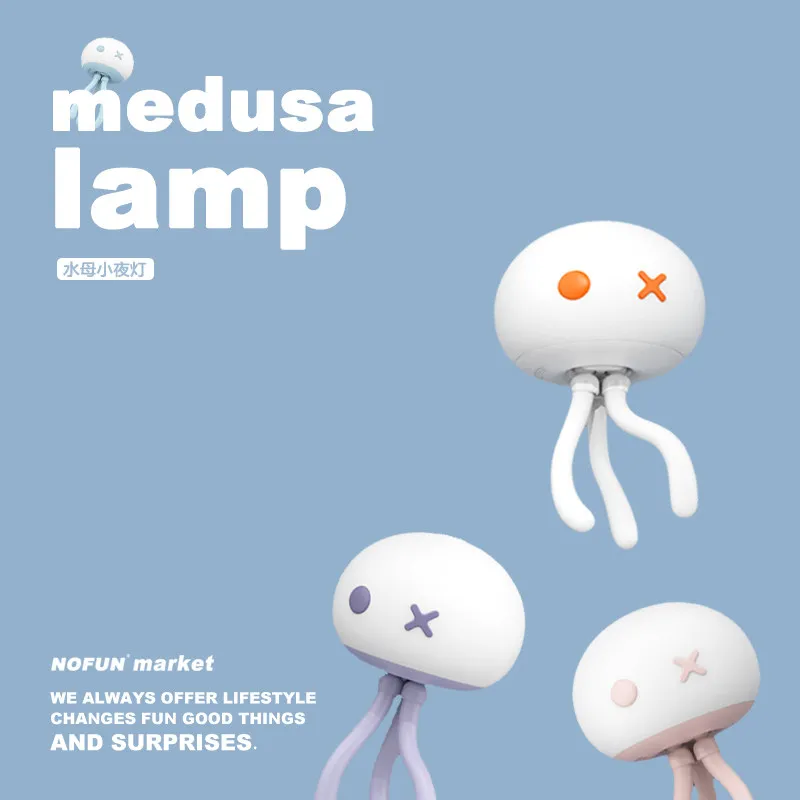

Jellyfish Night Lamp Birthday Gift Creative Practical Luminous Healing Decorative Lamp
