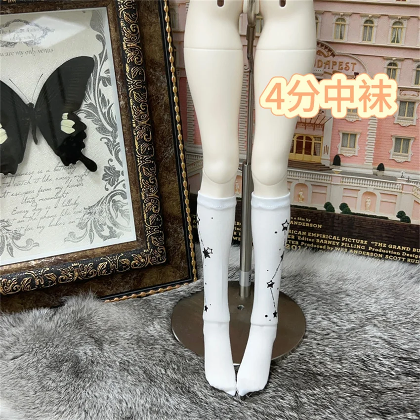 BJD人形用プリントソックス,ストッキング,ミディアム,1/4, 1:6,アクセサリー