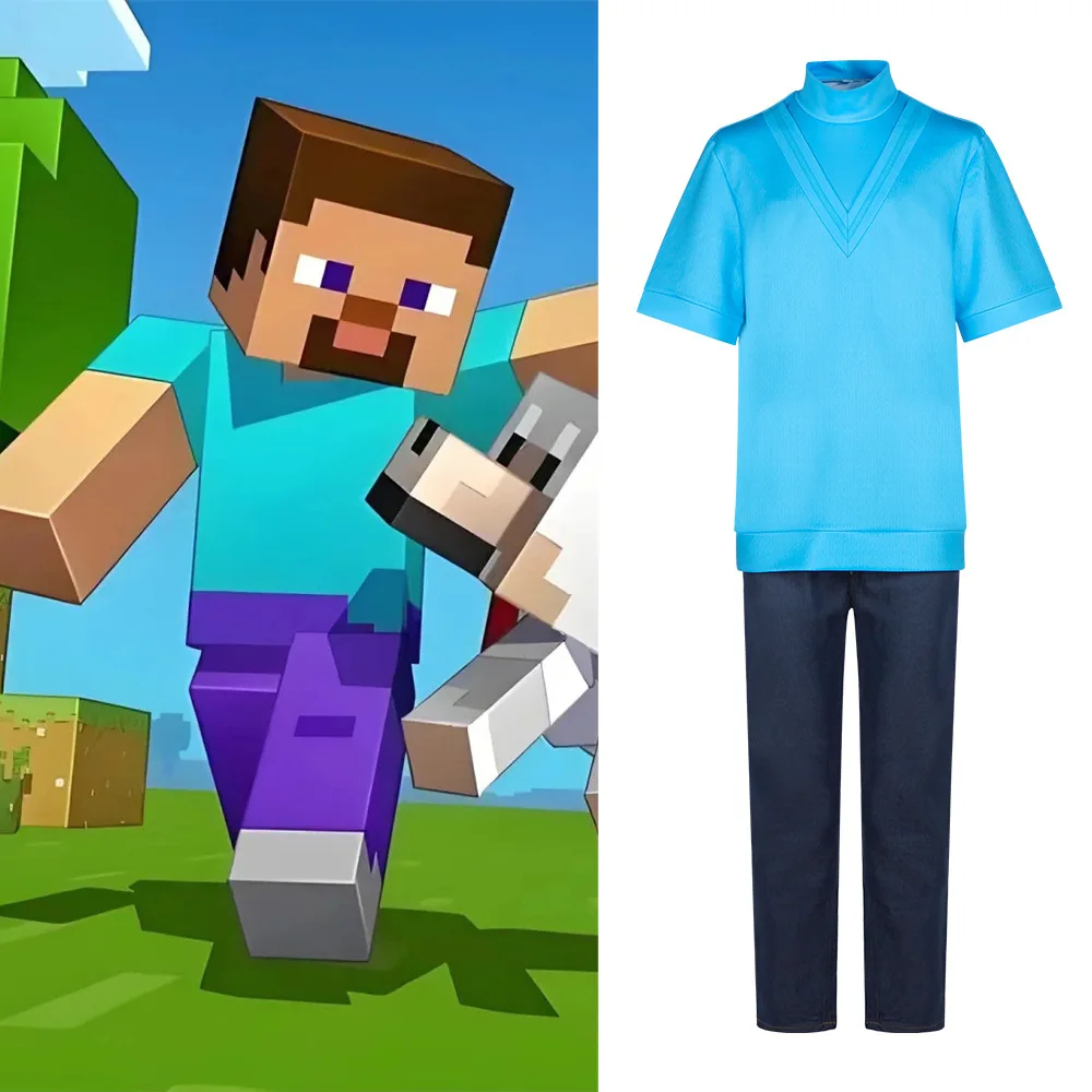 

"My World" Steve Cosplay Stage Performance Costume For The Live-action Film Of The Same Name