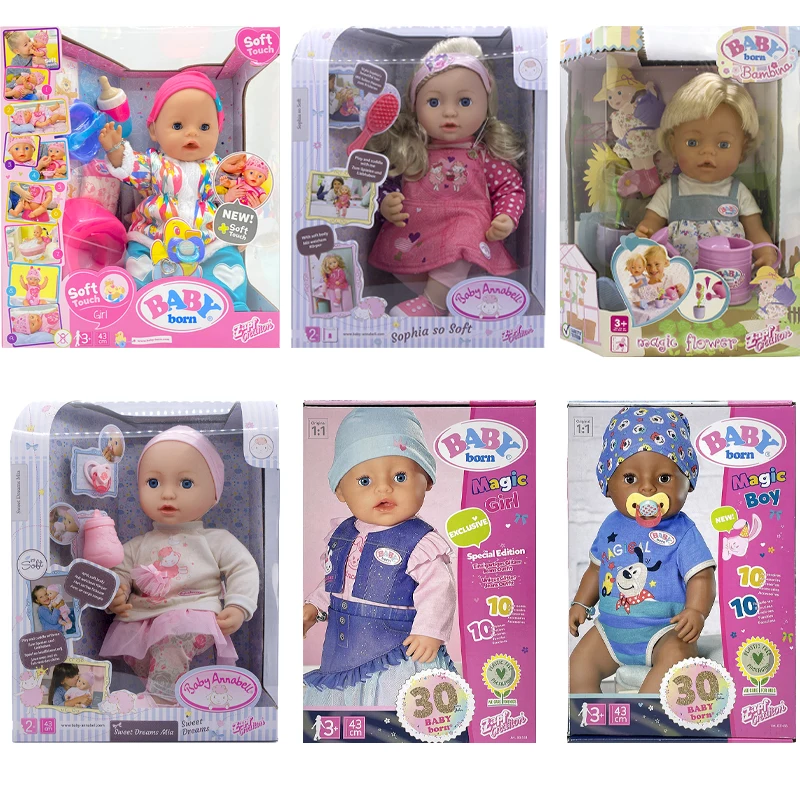 Original Zapf Baby Geboren Puppe Mädchen Spielzeug Sammlungen Rare Mode Puppe Action Figure Reborn