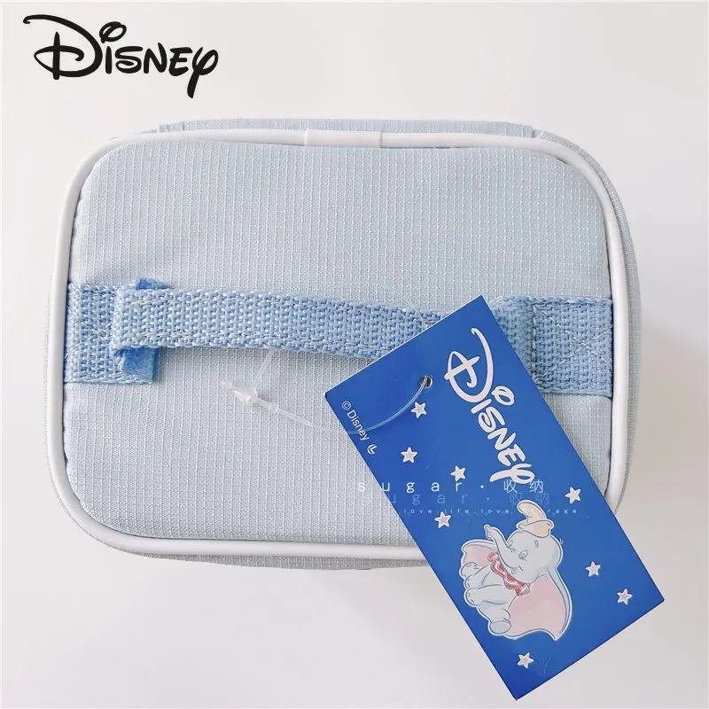 Disney Elephant Makeup Bag Fashion High Quality Women's Handbag Large Capacity Multifunctional Cosmetic Earphone Storage Bag