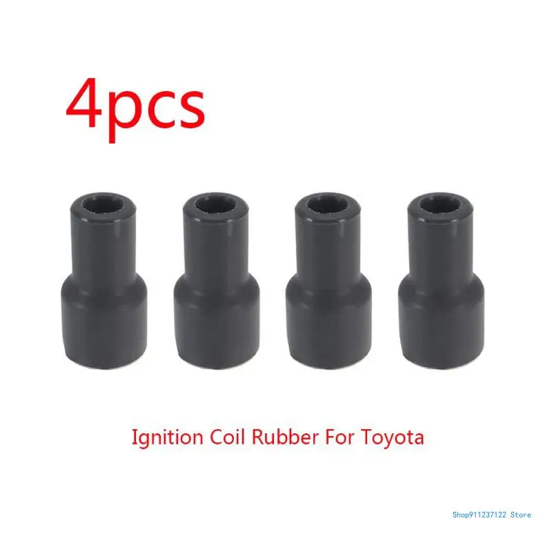 4Pcs 90919-11009 Ignition Coil Rubber Cover Plug 90919 11009