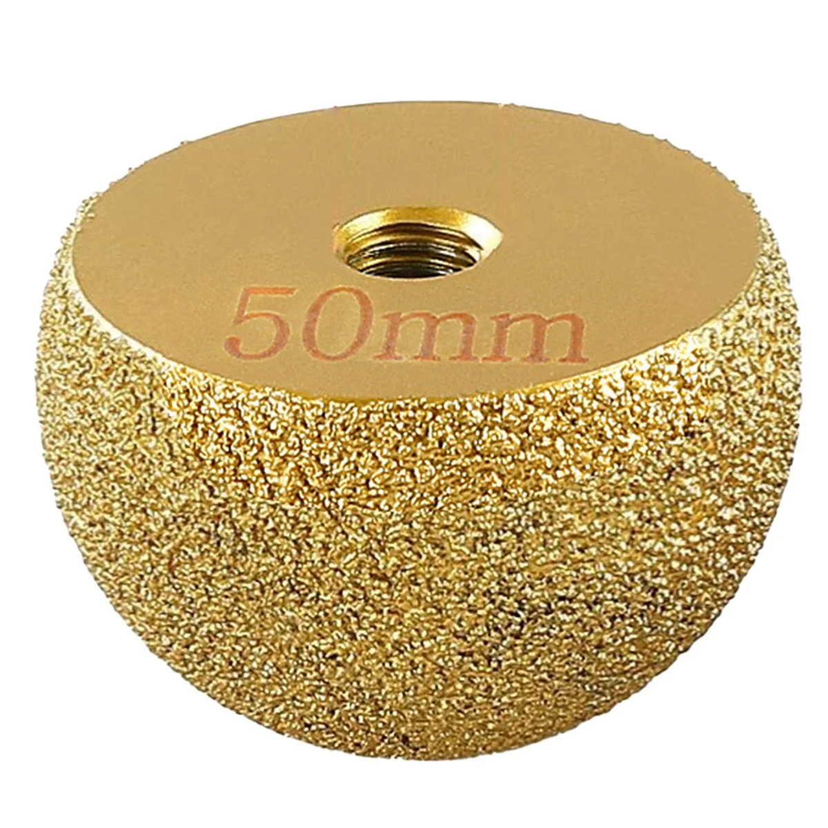 

A76I Brazing Diamond Mushroom Polishing Cone Pebble Cobblestone Marble Abrasive Tools Inner Circle Flower Pot Arc Grind 50mm