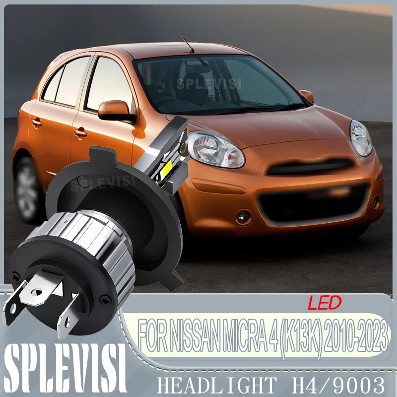 

Quick Start LED Headlight hi/low beam Faster Response Long-Lasting For NISSAN MICRA 4 (K13K) 2010 2011 2012 2013 2014 2015-2023