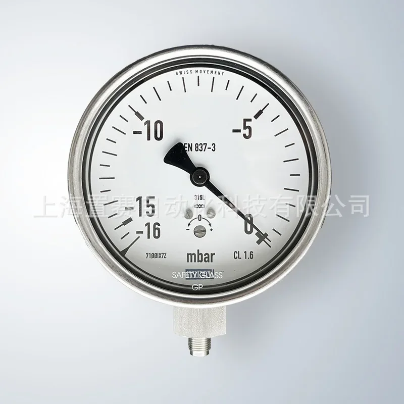 2026 German WIKA 632.50 Type Membrane Box Pressure Gauge Stainless Steel Material For Process Industry WIKA