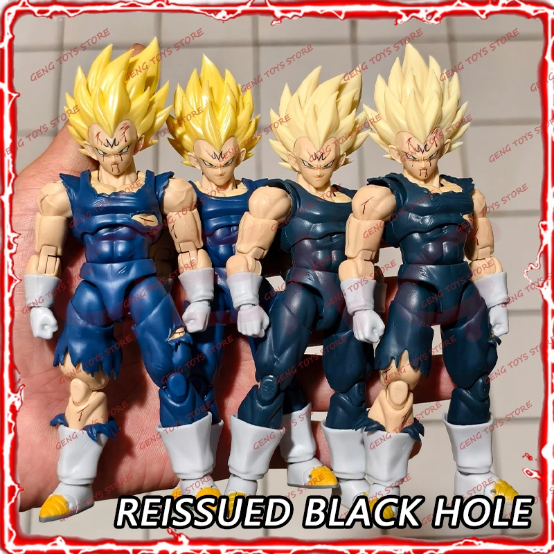 

NEW BLACK HOLE & TK Dragon Ball SHF Super Saiyan SSJ Majin Vegeta Action Figures Anime Majin Vegeta GOKU Toys Birthday Gift