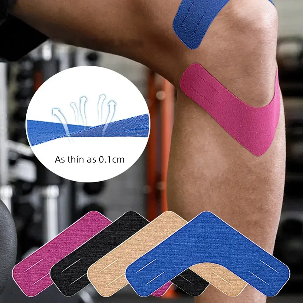 5 قطعة شريط علم الحركة على شكل حرف V شريط رياضي مرن يدعم ويحمي العضلات والركبتين والأكتاف والتهاب اللفافة الأخمصية للرياضة #4
