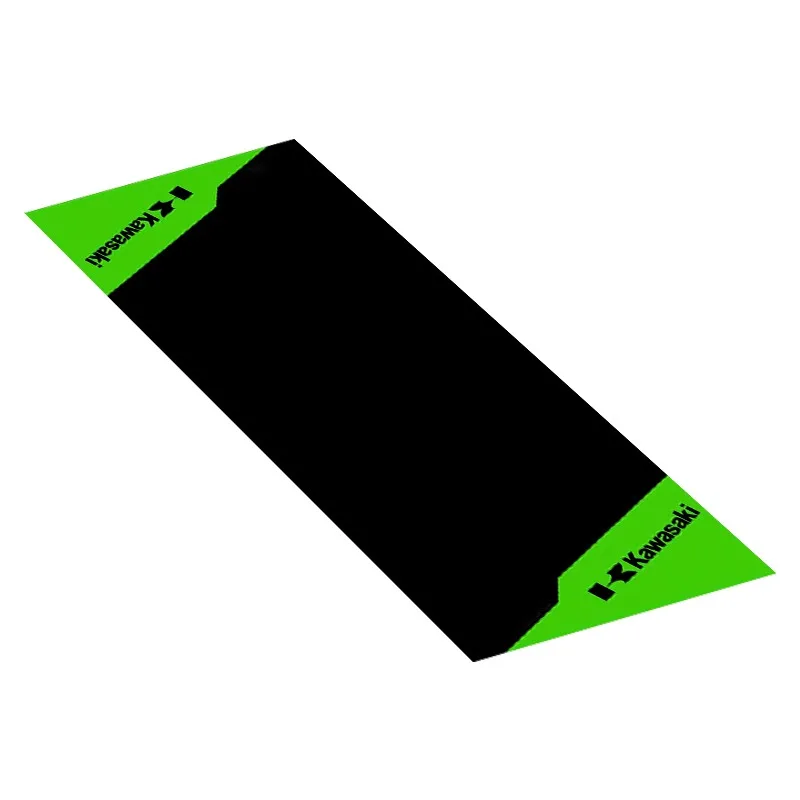 Aangepaste Kawasaki Ninja motorfiets parkeermat antislip garagekleed waterdicht racen moto display tapijt decoratie mat