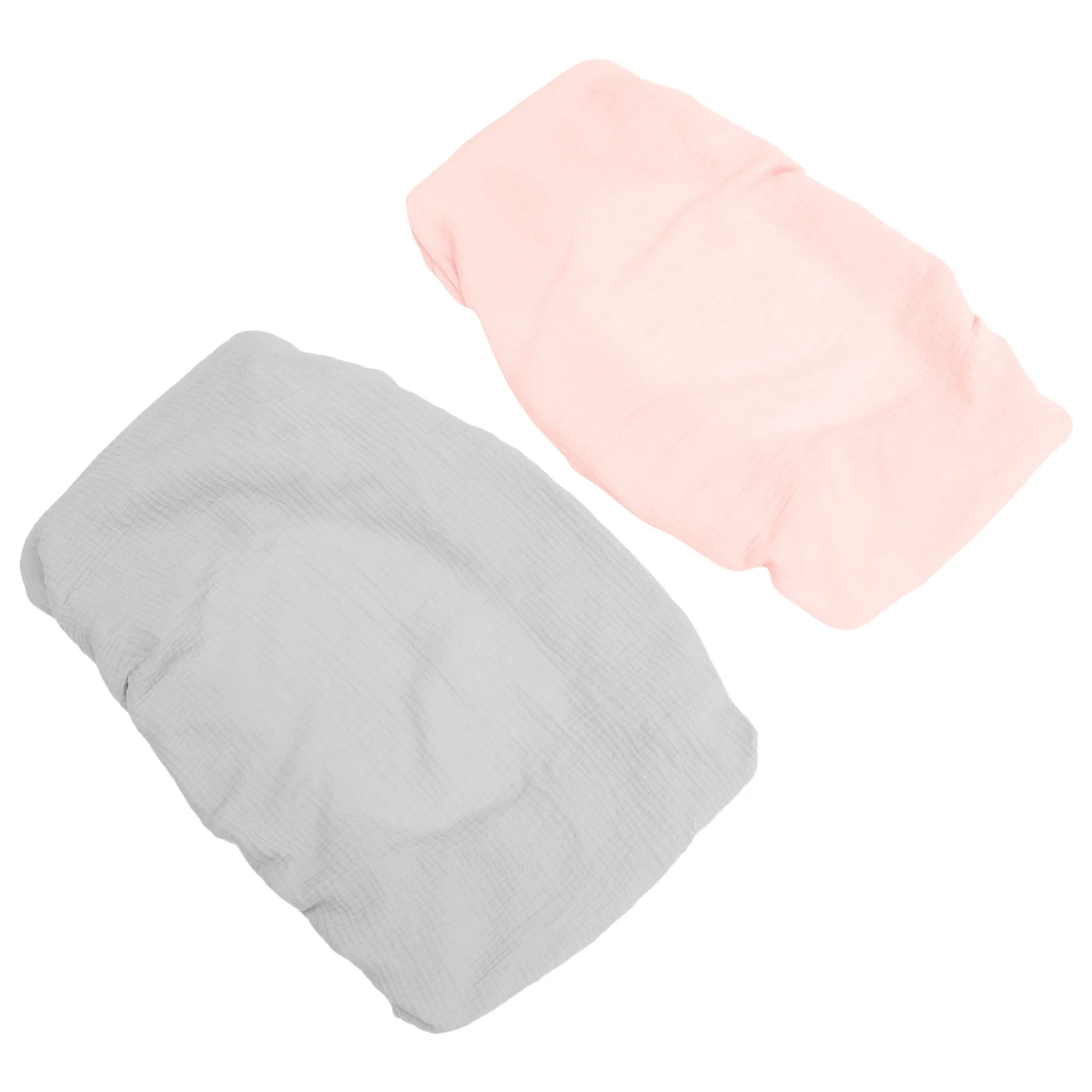 

2Pcs Reusable Washable Changing Pad Cover Elastic Baby Diaper Sheet Soft Comfortable Breathable for Infants Changing Pad Covers