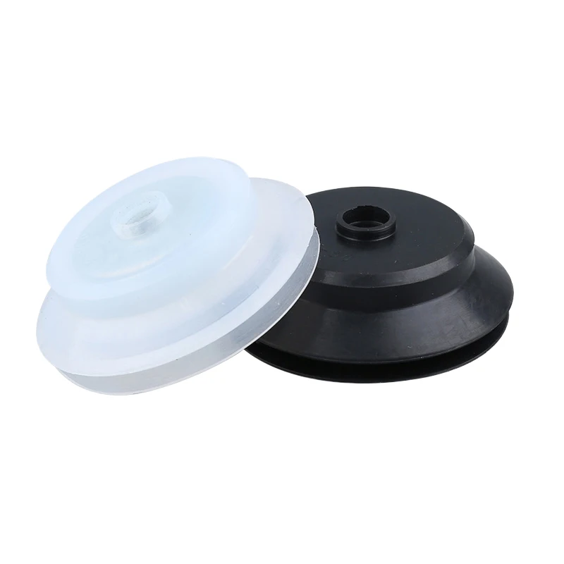 Industrial robotic vacuum suction cup Miaode PJG black nitrile rubber anti-static, acid and alkali resistant strong suction nozz