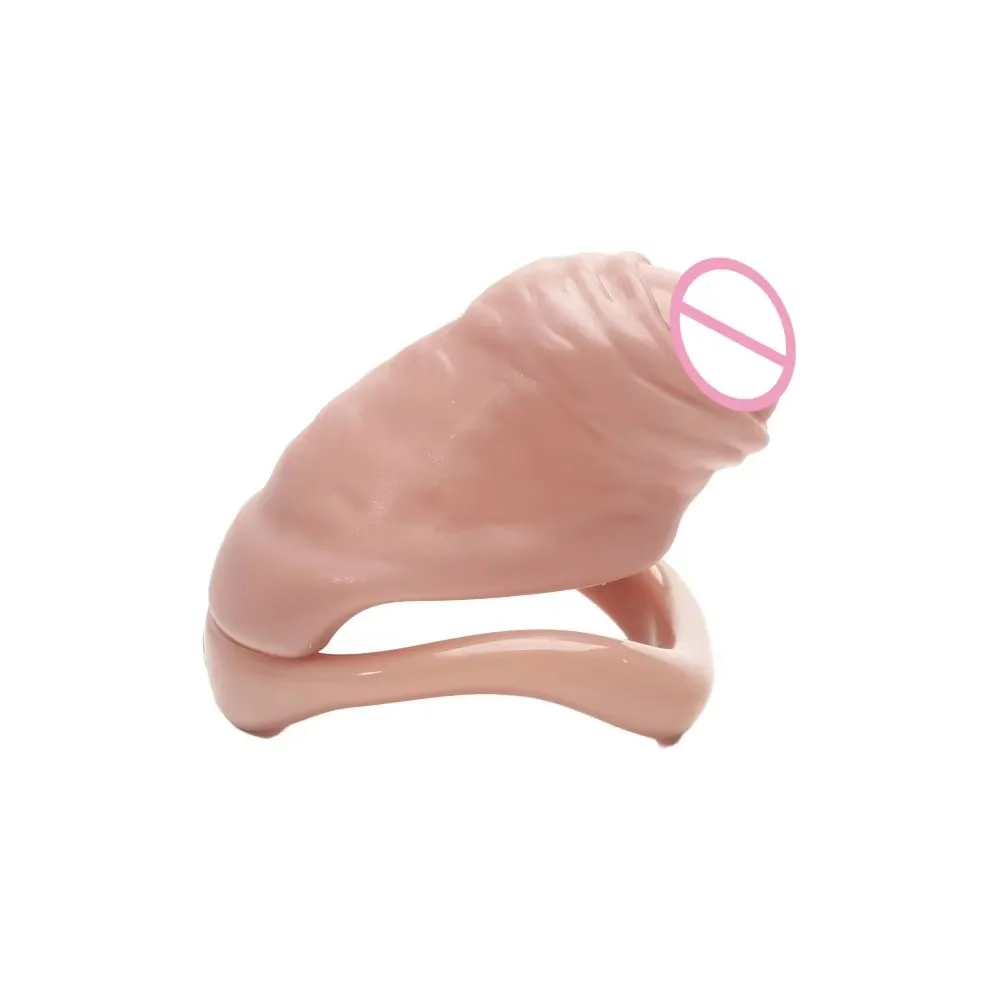 New Sissy Simulated Penis Device Chastity Cage,CB Male Cock Cage,Penis SIeeve,Adult Sexy Toys For Man Gay 18+