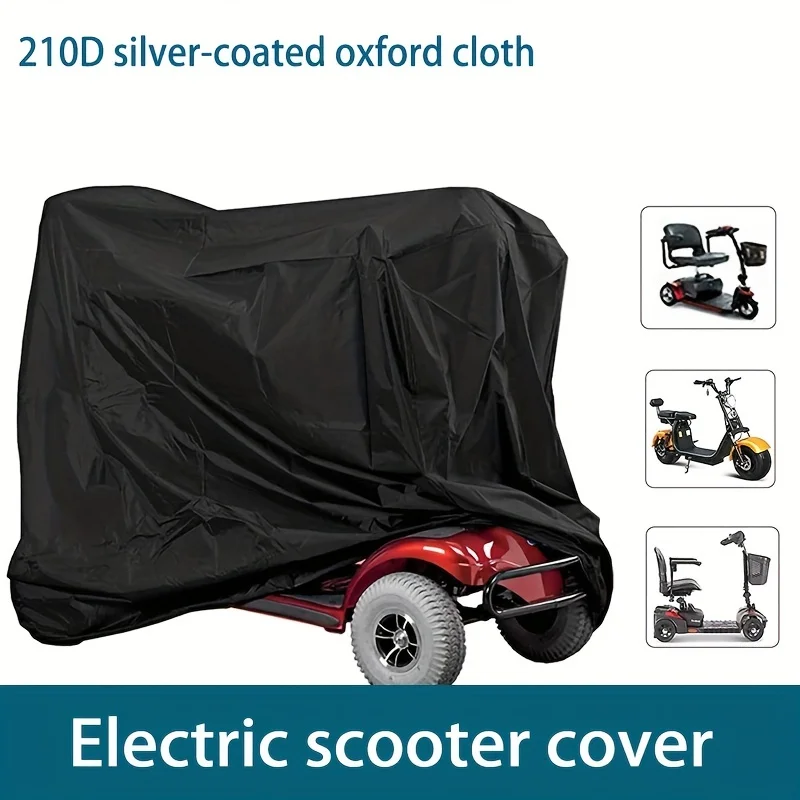 Electric Scooter Heavy Duty Protective Cover, Reusable Oxford Fabric, Single Piece Design, Effective Shelter & Protection