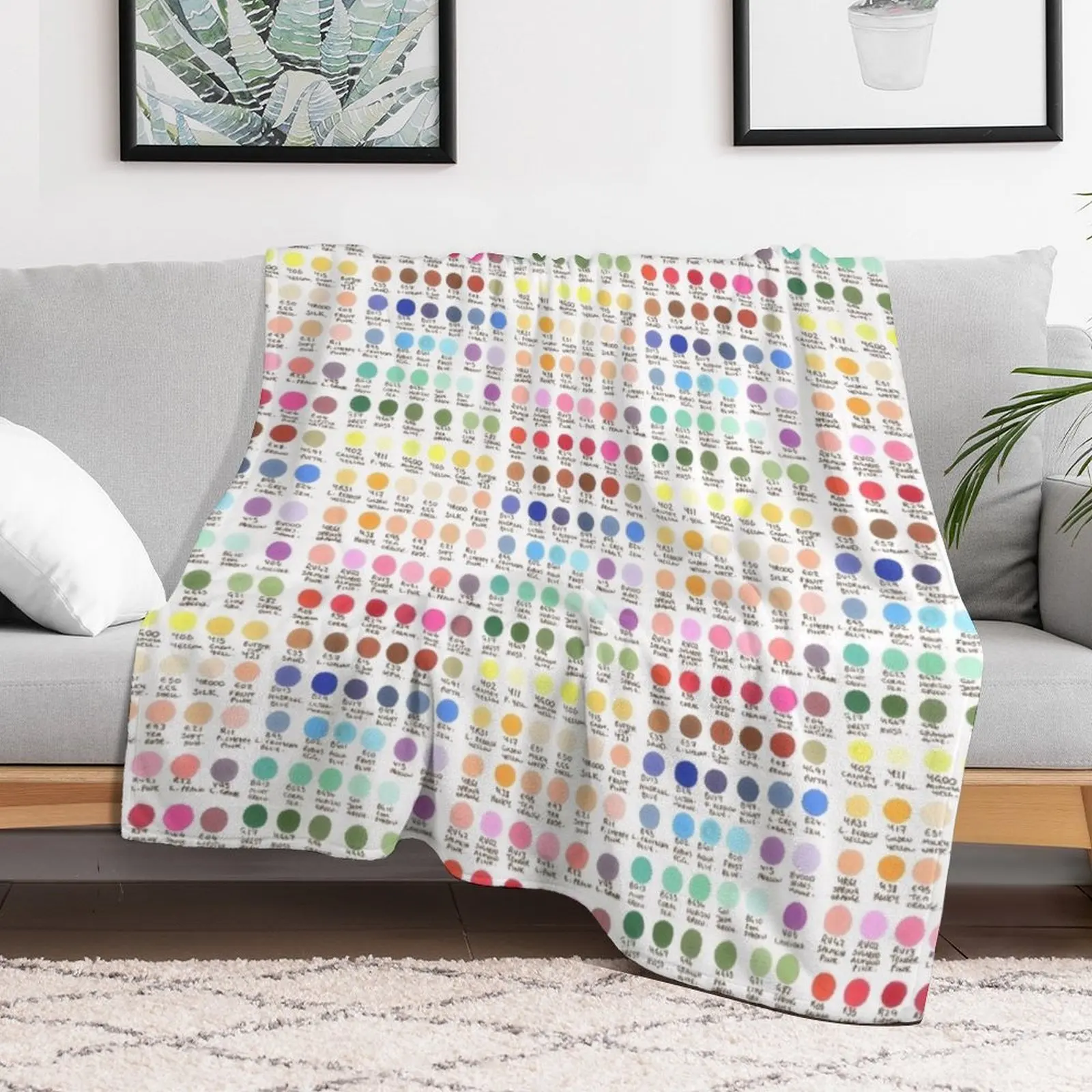 Stephs Marker Swatches! Throw Blanket for sofa Luxury Throw Bed linens Flannel Fabric Blankets