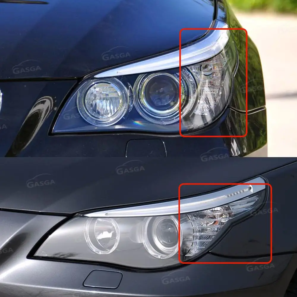 

Fit For BMW E60 LED 2008 2009 2010 Lens Cover Car Side Indicator Lamp Housing Side Indicator Housing Turn Signal Cover