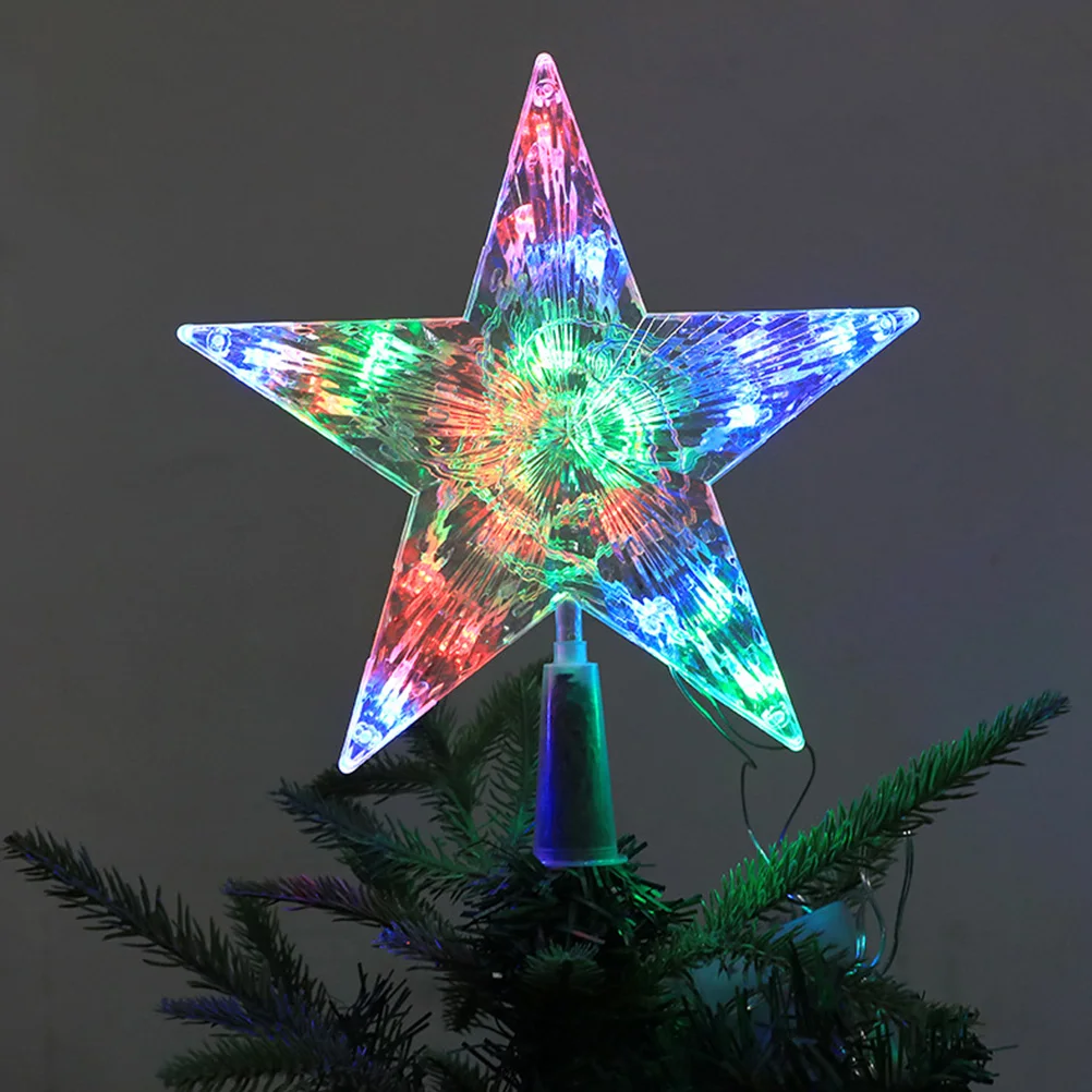 

Xmas Tree Topper Star With Usb Or Battery Option Perfect Christmas Supplies Treetop Five Pointed Star Diy Festival Decorations
