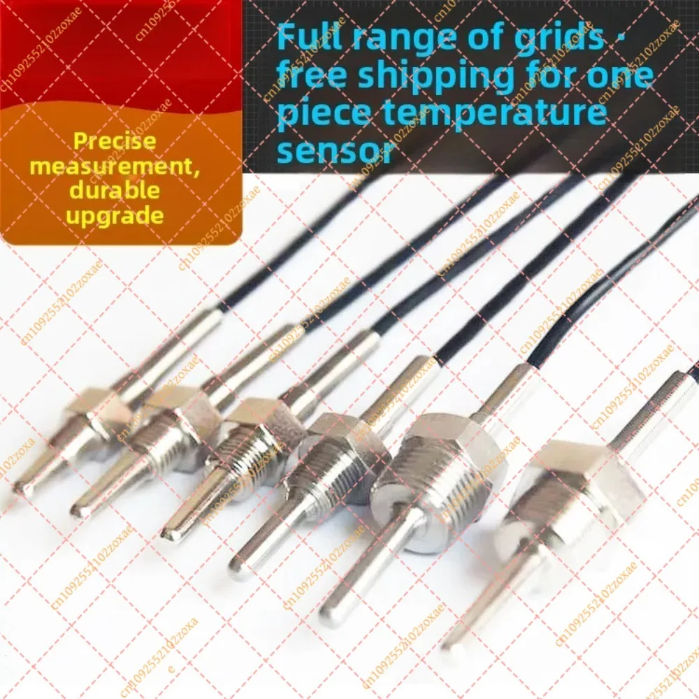 PT100 Screw Air Compressor Temp Sensor G1/4 G1/8 3/8 Thread 1 2 4 Wire Probe Temperature Transmitter