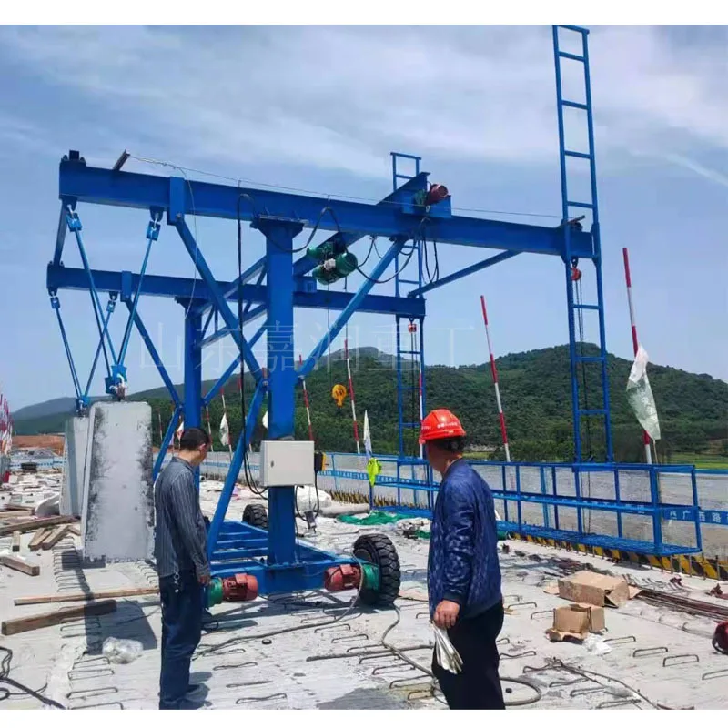 HCY Anti-collision guardrail construction vehicle, anti-collision wall formwork trolley, viaduct anti-collision wall formwork ha