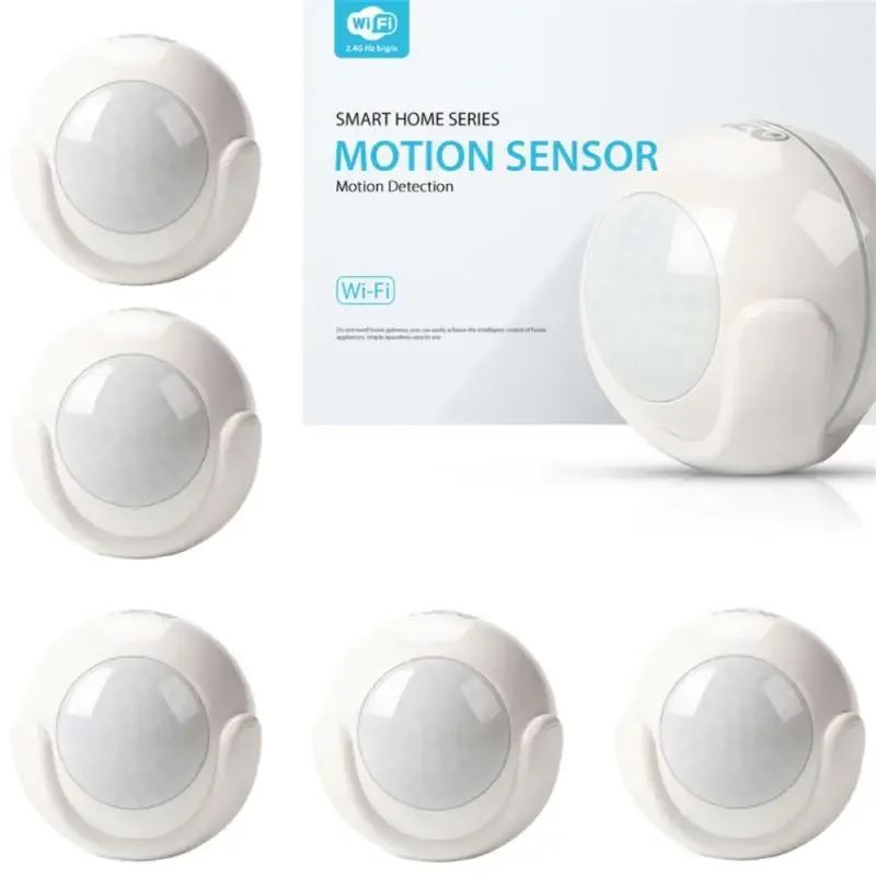 1PC Tuya PIR Motion Sensor Wifi เครื่องตรวจจับการเคลื่อนไหวอินฟราเรด Human Presence Sensor Smart Life APP Wireless Home Security System