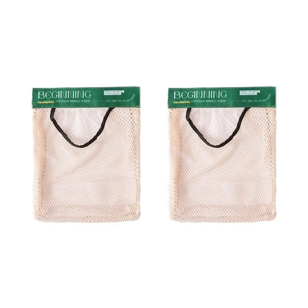 Breathable Storage Bag Storage Mesh Bag 1/2pcs Adhesive Wall Mount Mesh Bag Holder Sticky Fastener Tape Organizer for Home