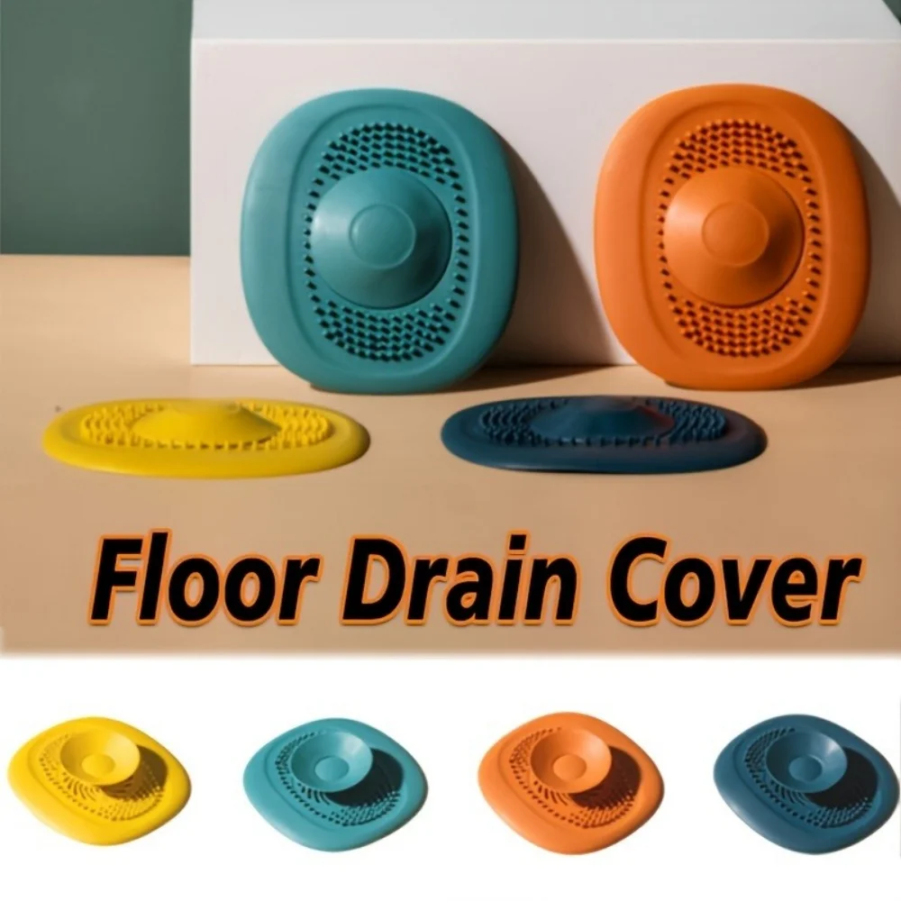 Upgrade Silicone Anti-blocking Bathtub Stopper for Bathroom Floor Drain Shower Sink Kitchen Household Strainer Tools