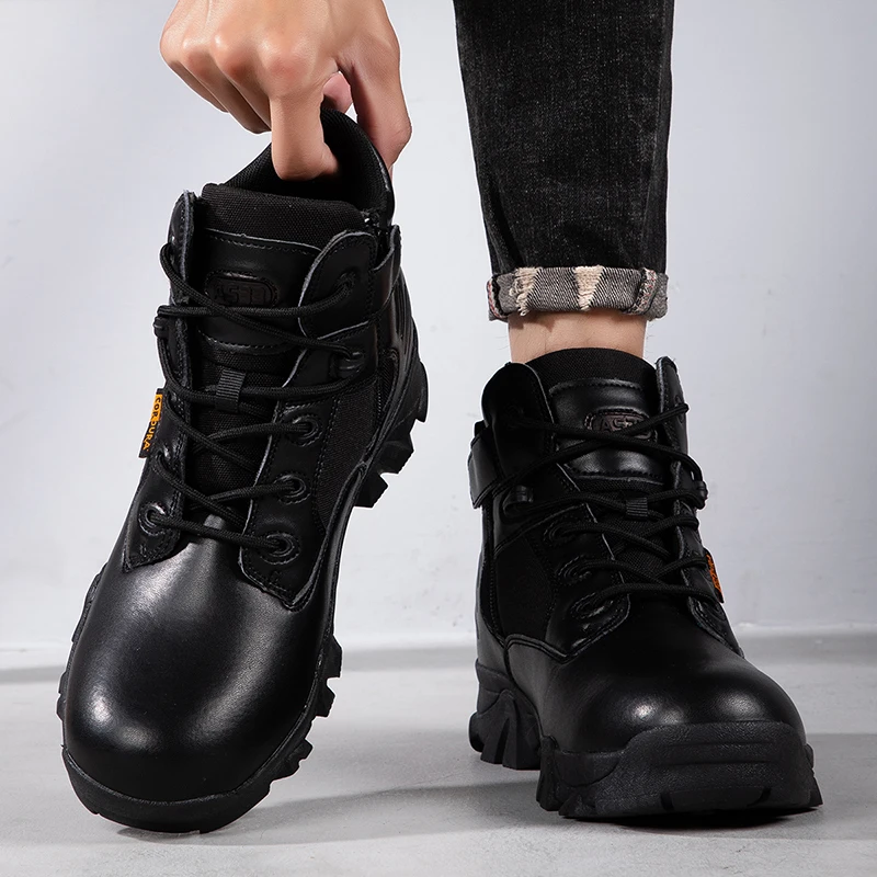 أحذية قتالية للصحراء، أحذية تدريب خفيفة الوزن، أحذية المشي لمسافات طويلة للرجال، أحذية تكتيكية مضادة للانزلاق ومريحة