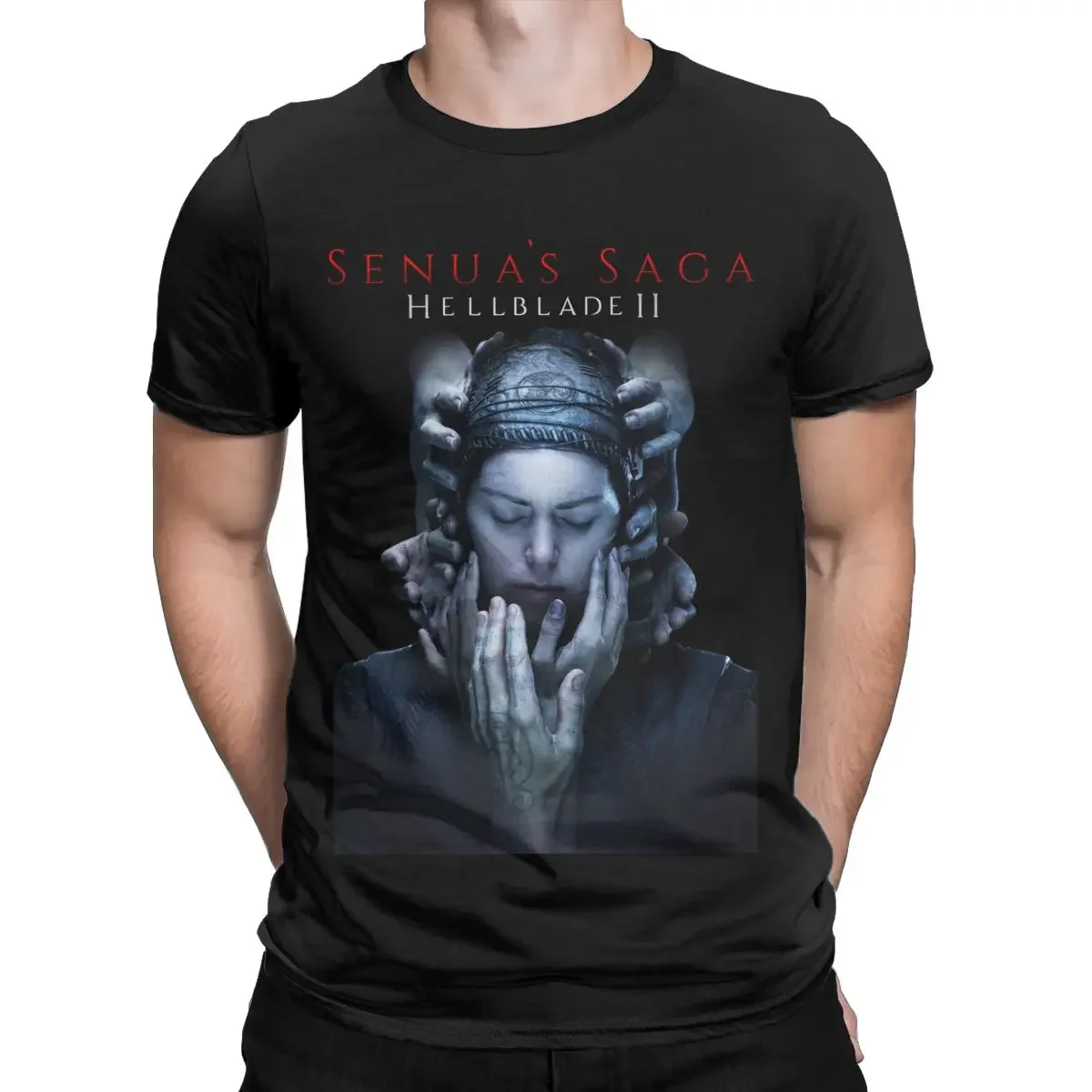 Novelty Senua's Saga: Hellblade II Games T-Shirts Men Women's Pure Cotton Tee Shirt Gift Idea Clothes