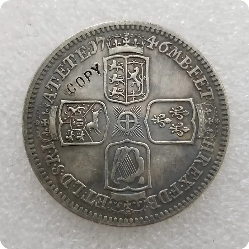 1746 England COIN COPY commemorative coins-replica coins medal coins collectibles Crypto Challenge Pocket Coins Christmas Gifts