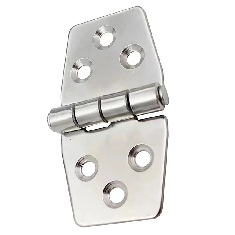 1Pc Stainless Stee Flat Hinge Distribution Box Control Cabinet Windows Hinge Wooden Box Yacht Parts Minil Furniture Hinge