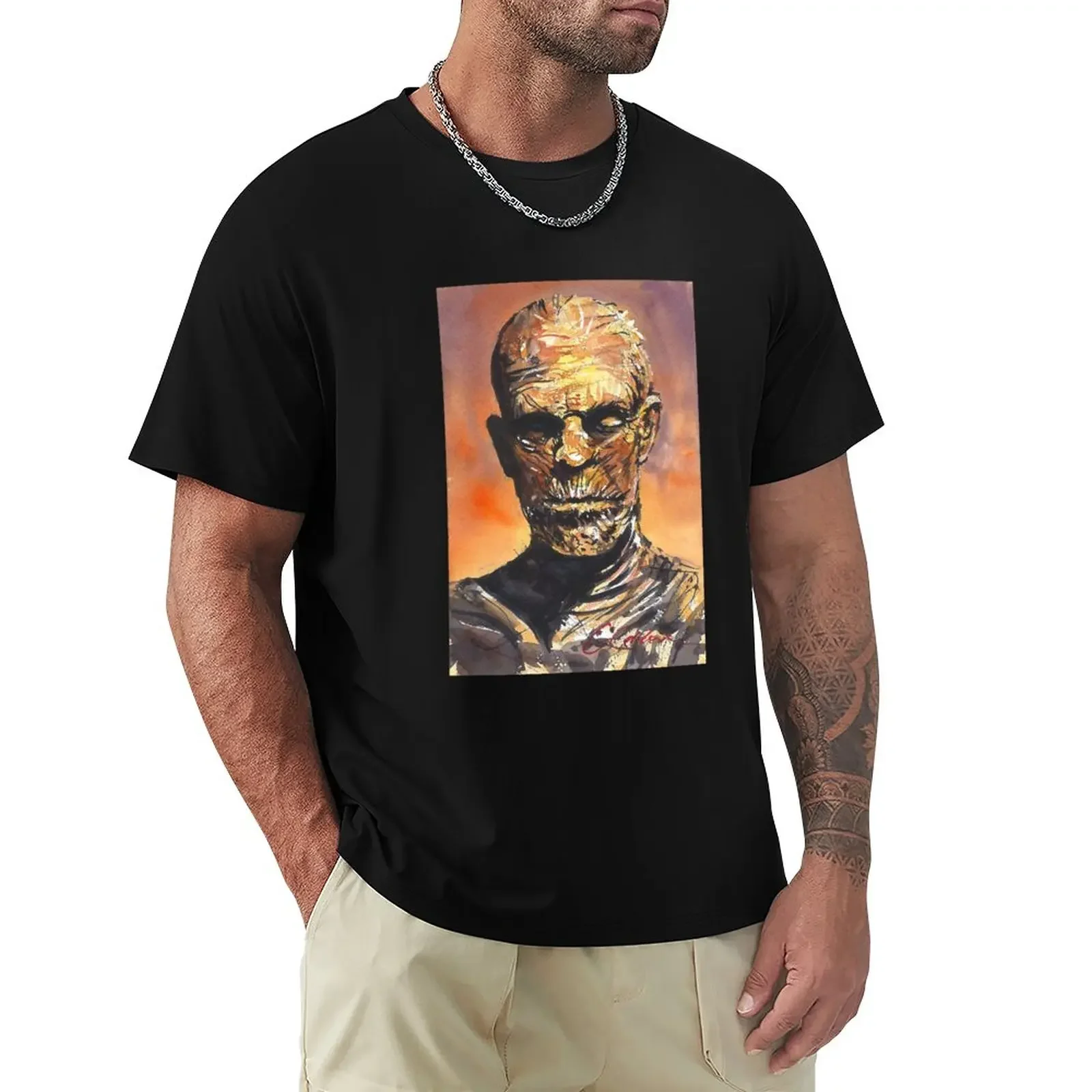 

The Mummy Boris Karloff Classic Horror T-Shirt summer clothes Aesthetic clothing men clothing