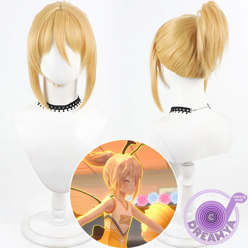 Lovey Chouchoumarchou Cosplay Wig Compass Heat Resistant Synthetic Hair Halloween Party Role Play Carnival + Wig Cap