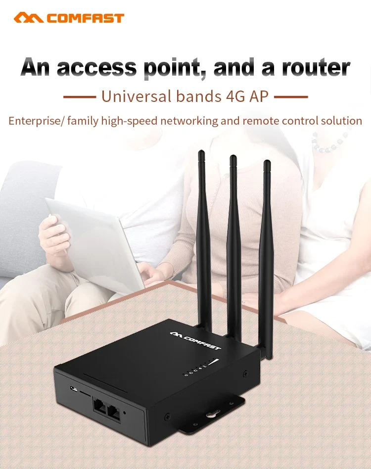 OEM Comfast CF-E7 Wireless CPE LTE 4G Router Portable Gateway with SIM Card Slot