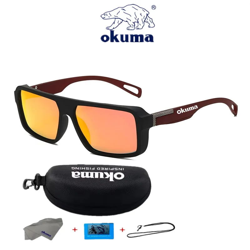 Okuma Polarisierte Angelbrillen UV400 Herren und Damen Outdoor-Sport Radfahren Jagd Fahren Sonnenbrillen – Detail 9