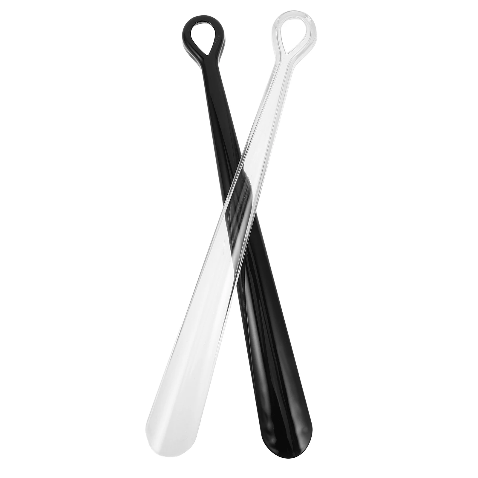 

2pcs Long Plastic Shoehorn Puller LongHandled Boot Elderly Insert Tool Easy Helper Durable Lightweight Travel Size