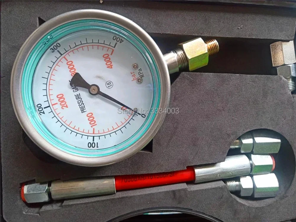 0-400Mpa 4000bar Common Rail High Pressure Tester For Diesel Oil Circuit   Plunger   Tube