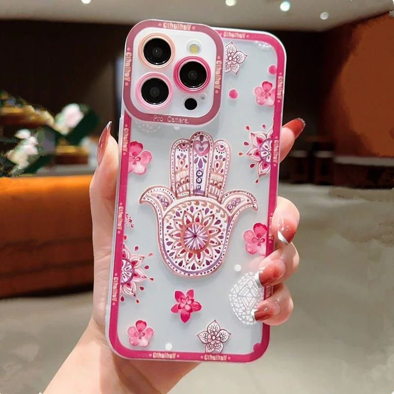 Octopus Eye Pattern Phone Case For OPPO Realme C67 C65 C63 C55 C53 C35 C30 C11 12 10 9 8 7 6 5 3 Pro Plus 5G Transparent Cover