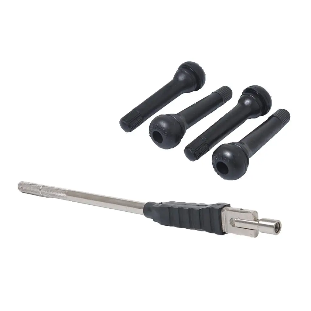 32.8cm Valve Stem Puller Installer 4 TR418 Black Rubber Valve Stems