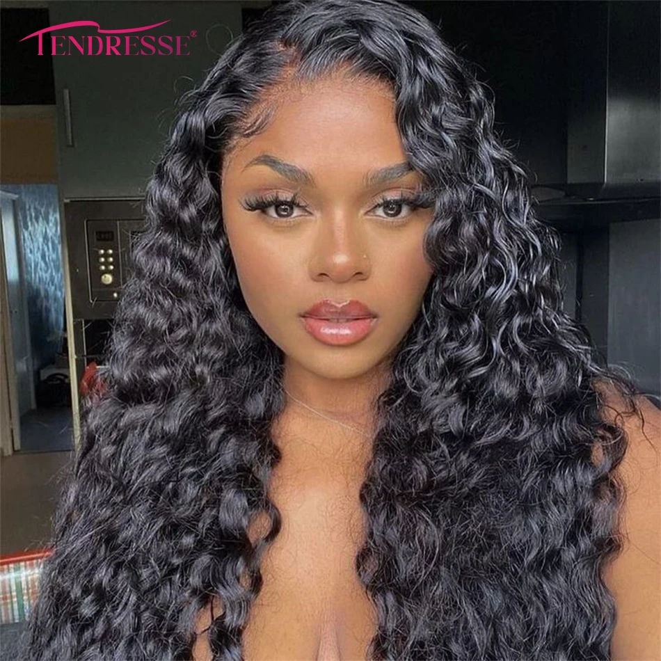 

Tendresse 10A Brazilian Hair Water Wave 3 Bundles Natural Wave Hair Bundles Soft Curly Remy Ombre Weave Human Hair Extensions