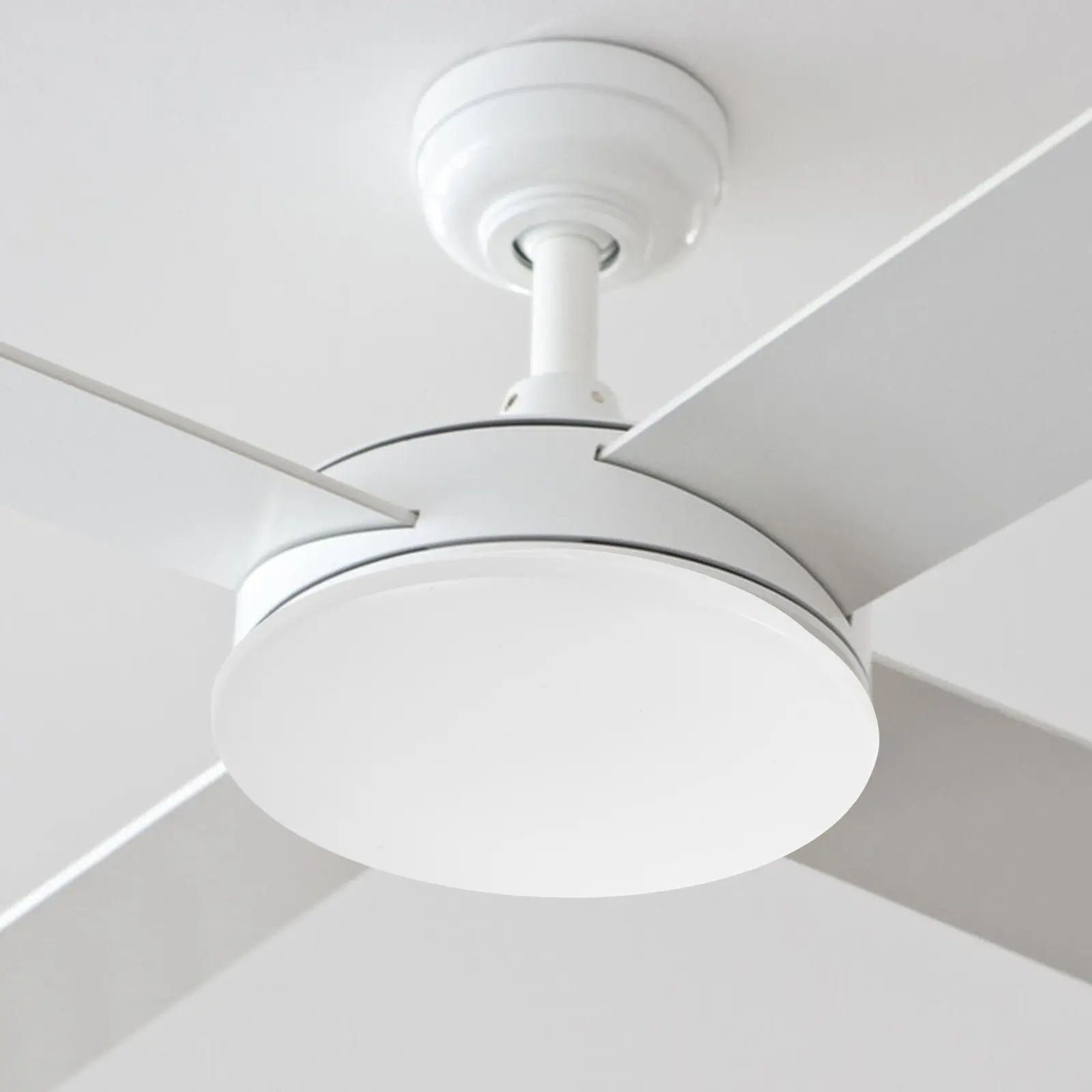 White Ceiling Fan Light Cover Frosted Acrylic Replacement Shade 20Cm Matte Dome Fan Shade Soft Light Ceiling Lamp Replacement