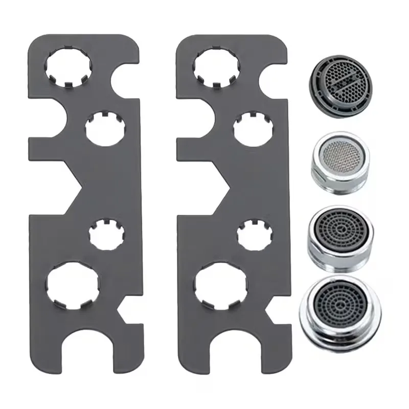 Outil de retrait d'aérateur de robinet, clé métallique pour aérateurs à filetage caché, Compatible avec plusieurs modèles pour la réparation d'hôtel à domicile, 1 à 20 pièces