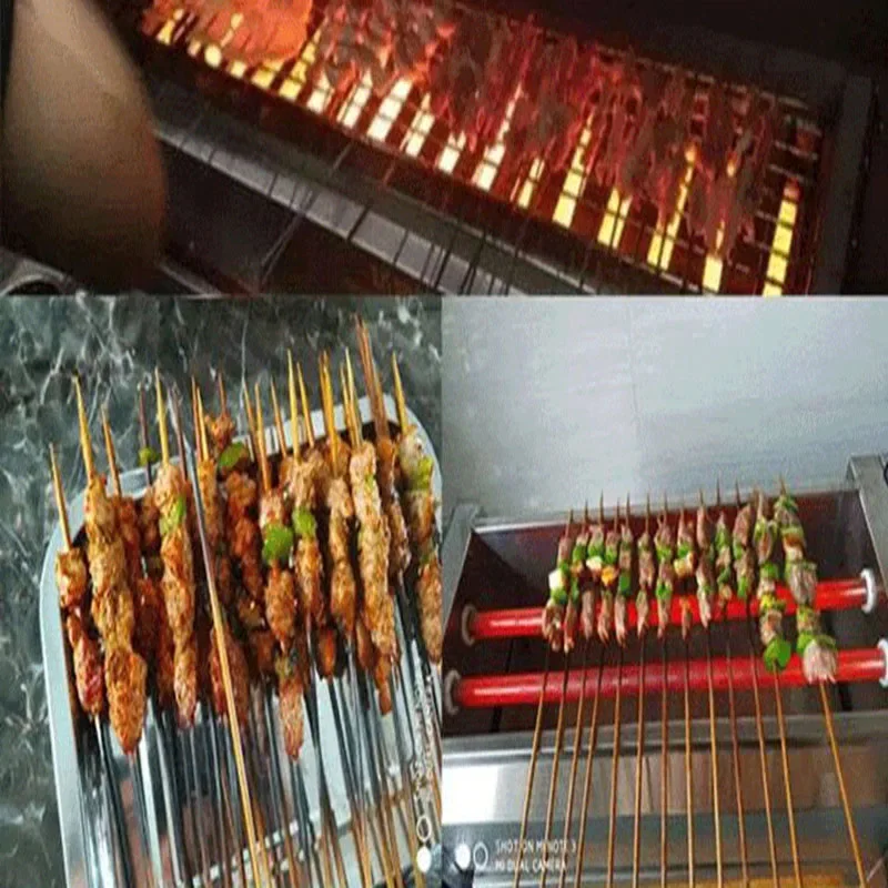 Электрическая духовка для барбекю, коммерческий бездымный шампур, электромеханическая горячая печь для барбекю, электрический гриль