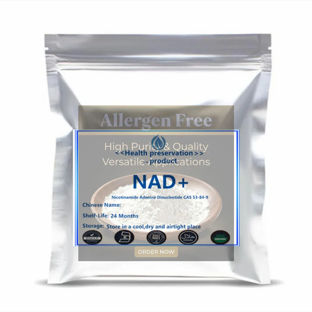 Beta Nicotinamide Adenine Dinucleotide NAD+ Powder CAS 53-84-9 Stable Raw Stock, Fast Global Shipping Support For Overseas Bulk